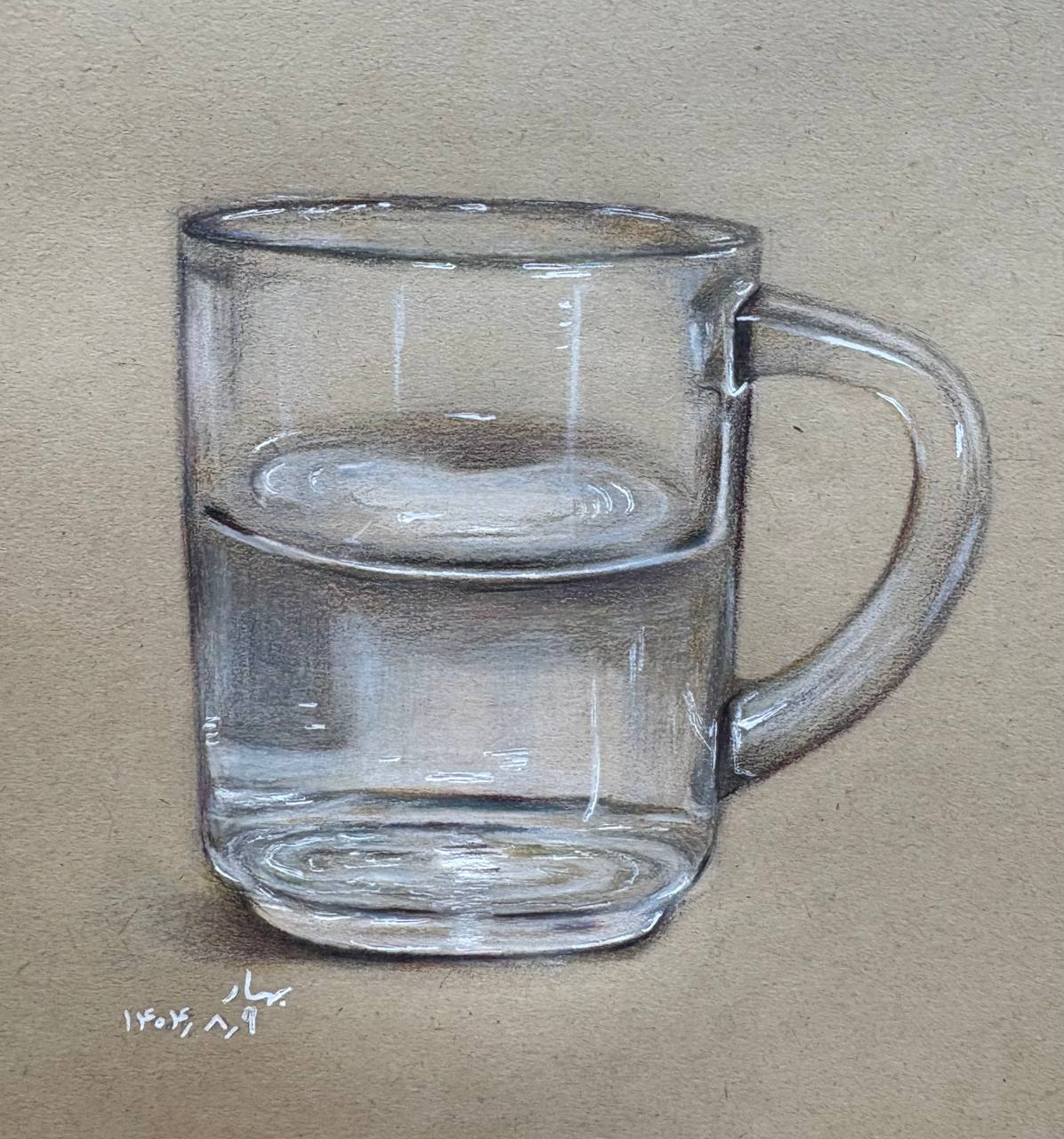 آموزش نقاشی سیاه قلم بهار عباسی